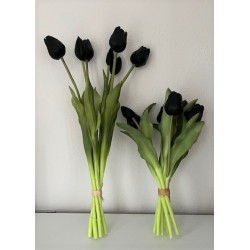 Real Touch Tulpen zwart